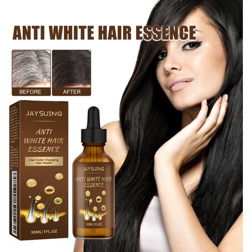 Jayswing Anti Whitening White to Black Scalp Massage Moisturizing Hair Growth essence