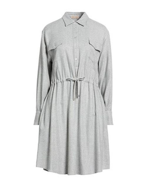 Woman Midi dress Light grey Size 6 Viscose, Wool, Polyester, Polyamide