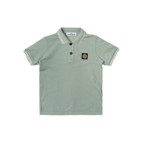 Ribbed Short-sleeve Polo Shirt