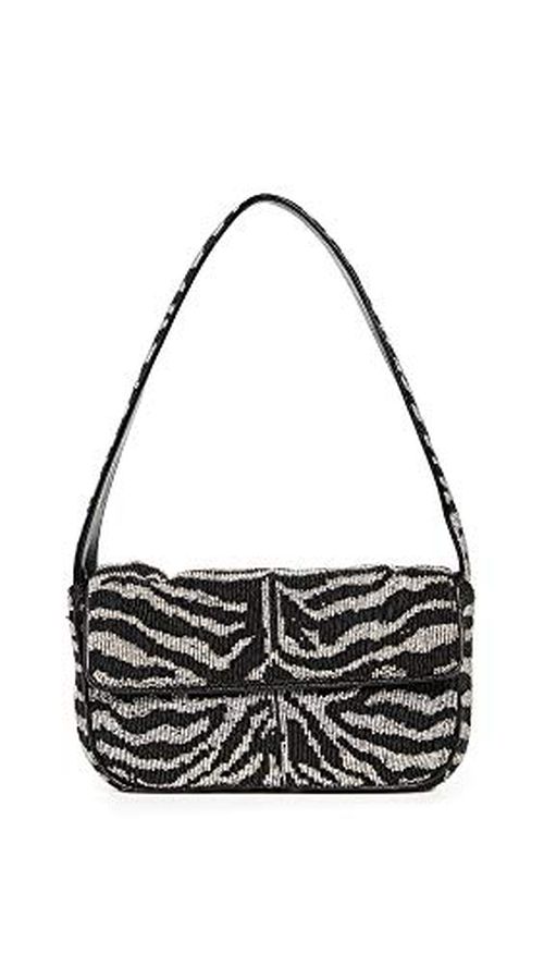 STAUD Women's Tommy Bag, Black/White, One Size