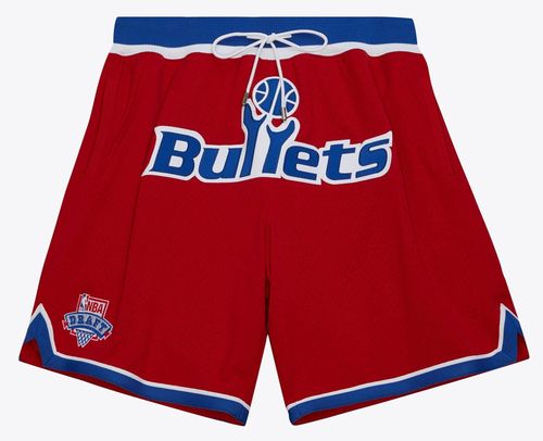 Men's NBA Just Don Hardwood Classics Shorts Bullets 1993