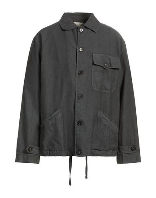 Man Jacket Charcoal Size XL Cotton, Linen