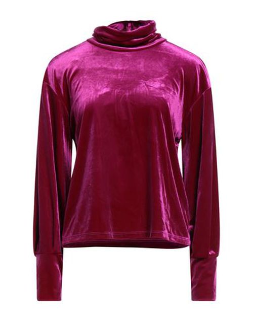 Woman Top Magenta Size M Polyester, Elastane