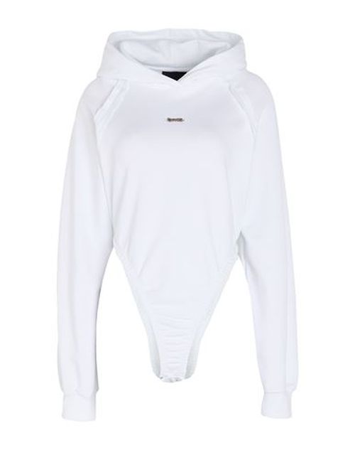 Woman Bodysuit White Size XS Cotton