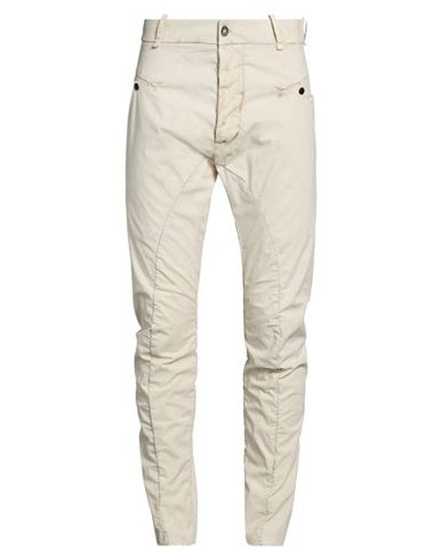Man Pants Beige Size 32 Cotton, Elastane