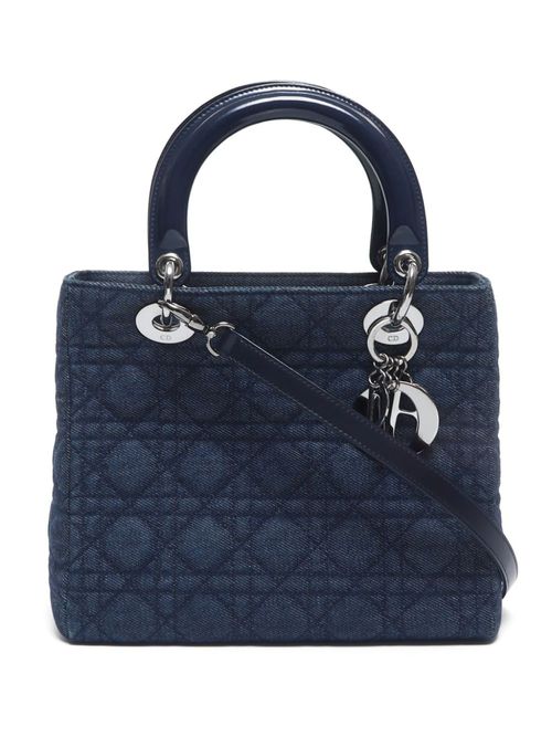 2000s Lady Dior two-way bag - Blue
