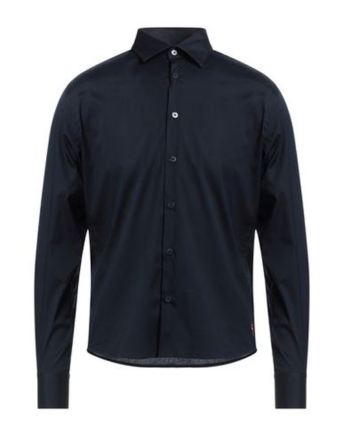 Man Shirt Midnight blue Size XXL Cotton, Elastane