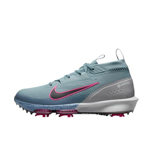 Nike Infinity Tour 2 Gore-TEX Men's Waterproof Golf Shoes (FV4897-400, Denim Turquoise/Aegean Storm/Hyper Pink/Black)
