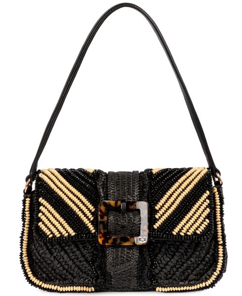 Bambi Convertible Small Shoulder Handbag - Black