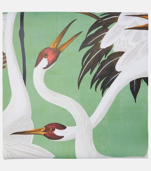Gucci Heron printed wallpaper