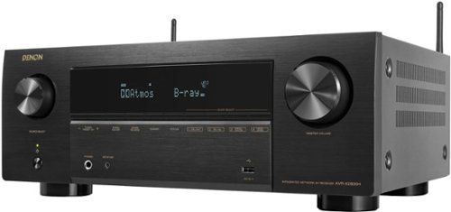 Denon AVR-X2800H (95W X 7) 7.2-Ch. with HEOS and Dolby Atmos 8K Ultra HD HDR Compatible AV Home Theater Receiver with Alexa - Black