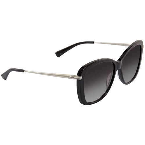 Longchamp Butterfly Rimmed Sunglasses LO167S 009 Black/Gold 58mm Longchamp LO167S Sunglasses | Select Eyewear main image 3