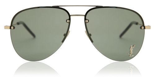 Saint Laurent CLASSIC 11 M 003 Men's Sunglasses Gold Size 59