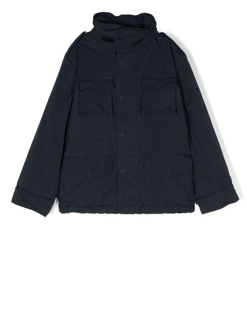 Hooded lightweight jacket - Blue