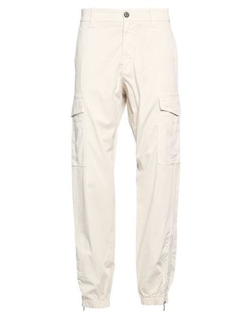 Man Pants Beige Size 30 Cotton, Elastane
