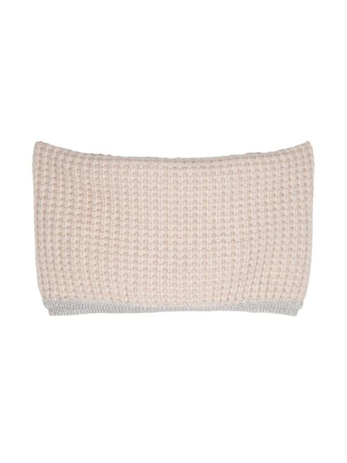 Waffle Stitch scarf - Neutrals