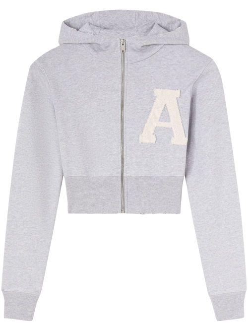 Cropped hoodie - Grey