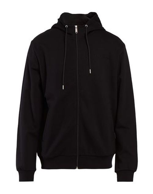 Man Sweatshirt Black Size XL Cotton