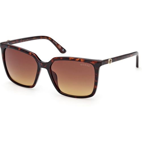 Guess Mujer Guess GU00258 52F Gafas de sol Inyectado la Habana Marrón Cuadrada Norma