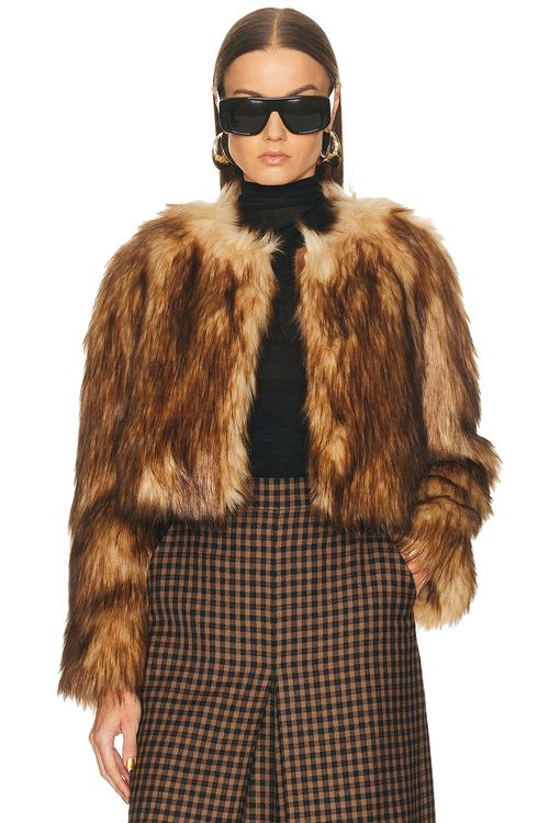 A.L.C. Gina Jacket in Brown - Brown. XS also in L