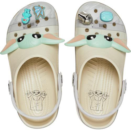 Crocs Unisex Star Wars Grogu Classic Clog Bone