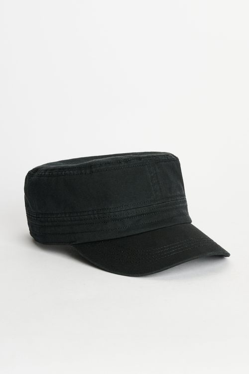 Stüssy Cadet Helvetica Logo Cap Black