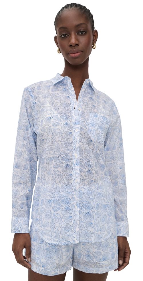 Favorite Seashell Shirt Blue Seashell