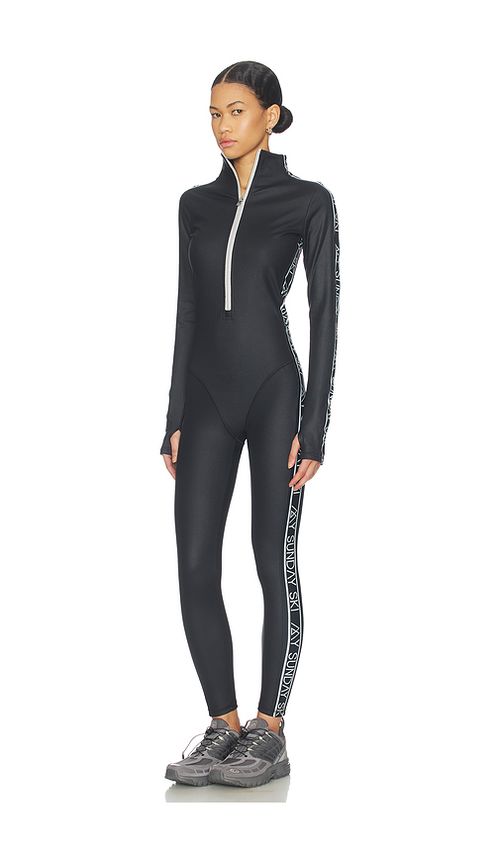My Sunday Ski Onesie Base Layer Jumpsuit in Black. XS/S also in