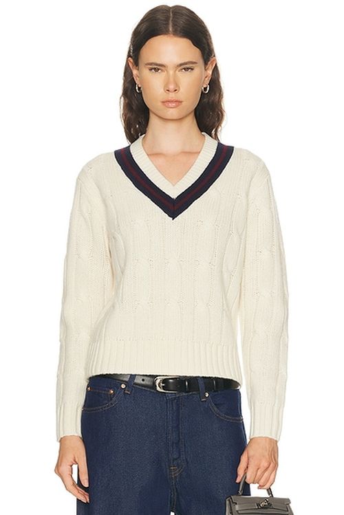 NILI LOTAN Fabiana Sweater in Ivory - Ivory. M also in L