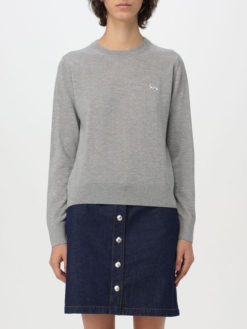 Sweater MAISON KITSUNÉ Woman color Grey