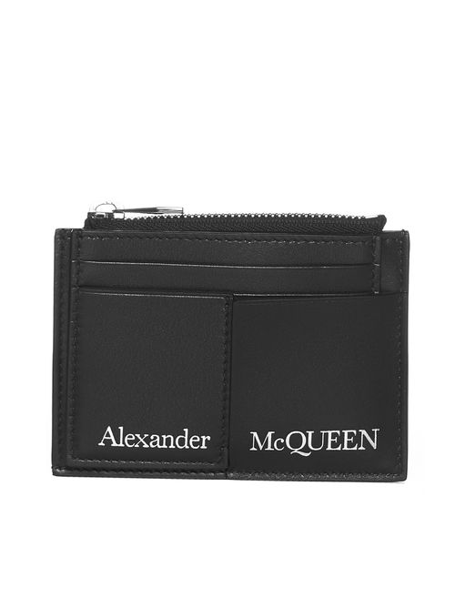 Alexander McQueen 남성 Card Holder With Logo 7265671AAJO_1000