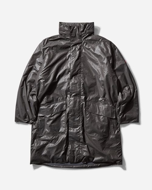 Men s Fleece Lined Zip Coat Charcoal