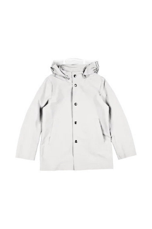 Hooded Coat — White