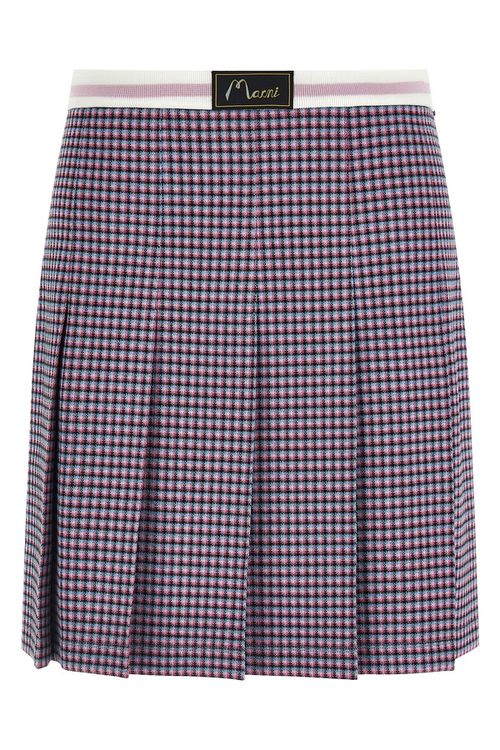 Houndstooth Skirt