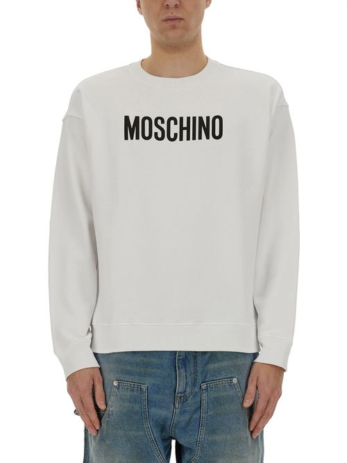모스키노 남성 sweatshirt with logo