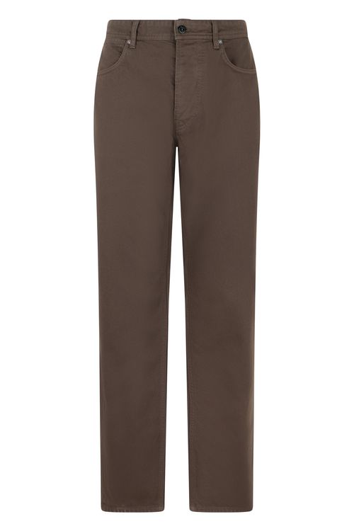 Straight Leg Cotton Twill Trousers for Men - SS26