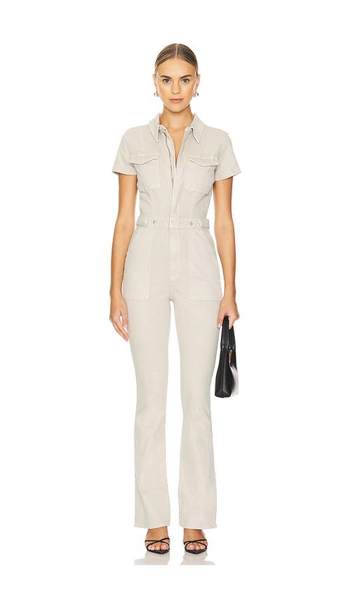 Good American JUMPSUIT FIT FOR SUCCESS in Beige. Größe XL. Also in 2X, 3X, 4X, 5X