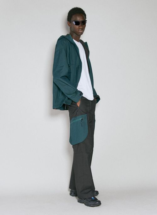 Contrast Pocket Cargo Pants