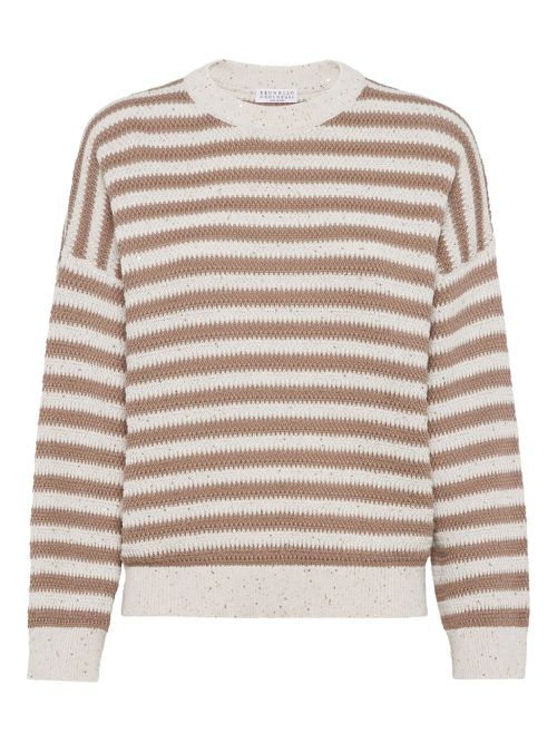 Striped sweater - Neutrals