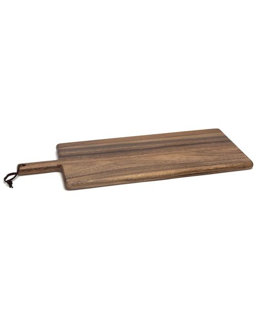 International Acacia Paddle Board With Leather Tie