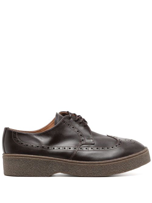 Leather oxford brogues - Brown