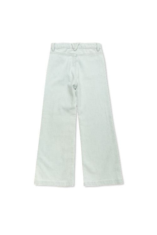 Jeans With Flared Legs, Unisex, Light Blue