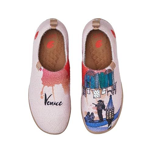 UIN Women's Art Travel Shoes Slip On Casual Wool Cozy Loafers Lightweight Comfort Fashion Sneaker Toledo Ⅰ Dodo