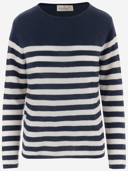Cashmere Sweater With Striped Pattern