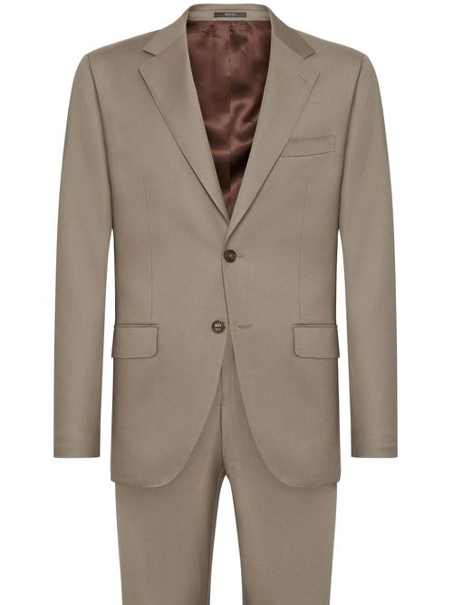 Dove Grey Pure Wool Suit - Neutrals