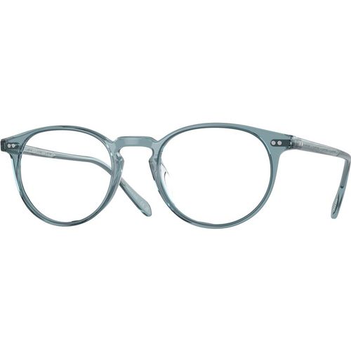 Oliver Peoples Unisex Oliver Peoples OV5004 RILEY-R 1617 Montature da vista Acetato Blu Trasparente Pantos Normale
