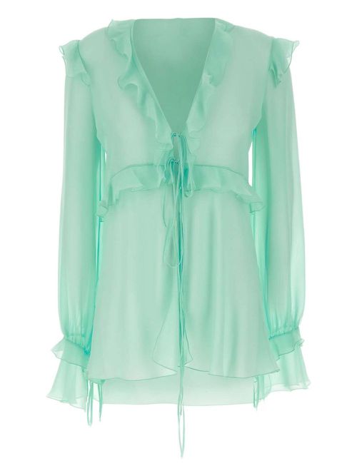 Les Filles d'Eva georgette shirt - Green