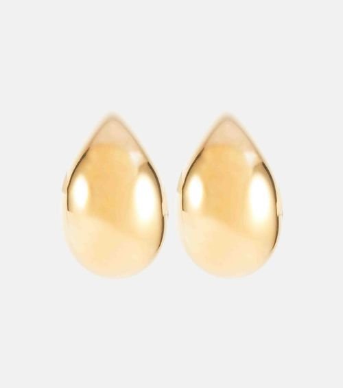 Drop gold-plated sterling silver earrings
