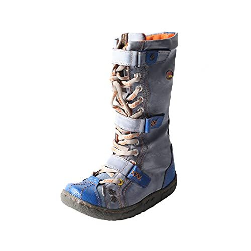 TMA EYES Strape-Accent Washed PU Leather Flat Women's Boot With Plus