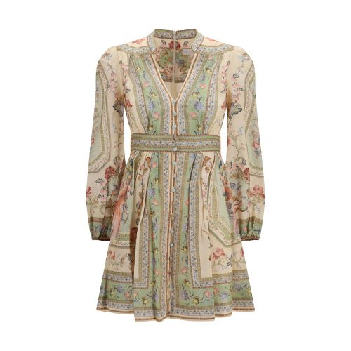 Roselight Dress — Beige